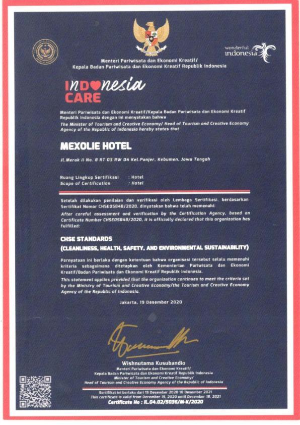 Mexolie Hotel Kebumen Eksteriør bilde